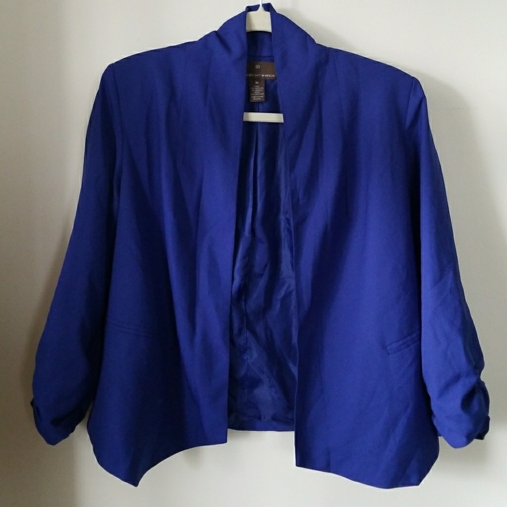 Royal blue blazer
